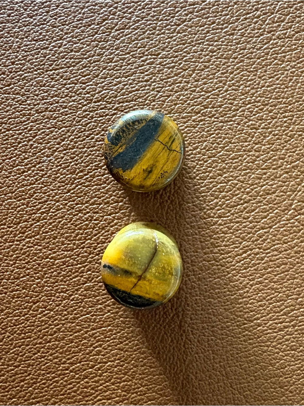 Tigers Eye Stone Plugs 4g/5mm - Pair